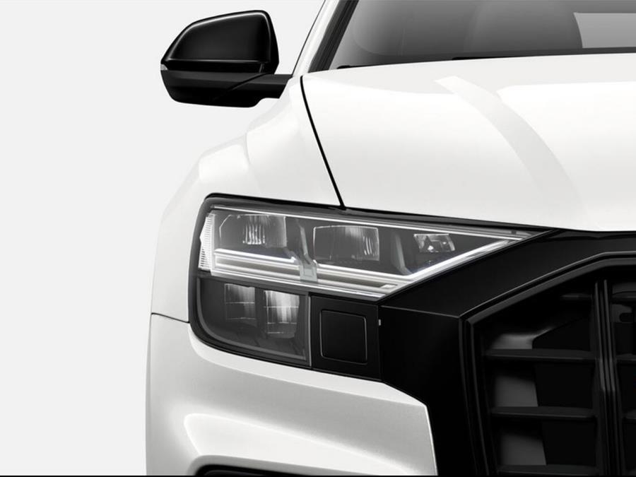 2020 Audi SQ8 Black Optic Mirror Caps with Side Assist